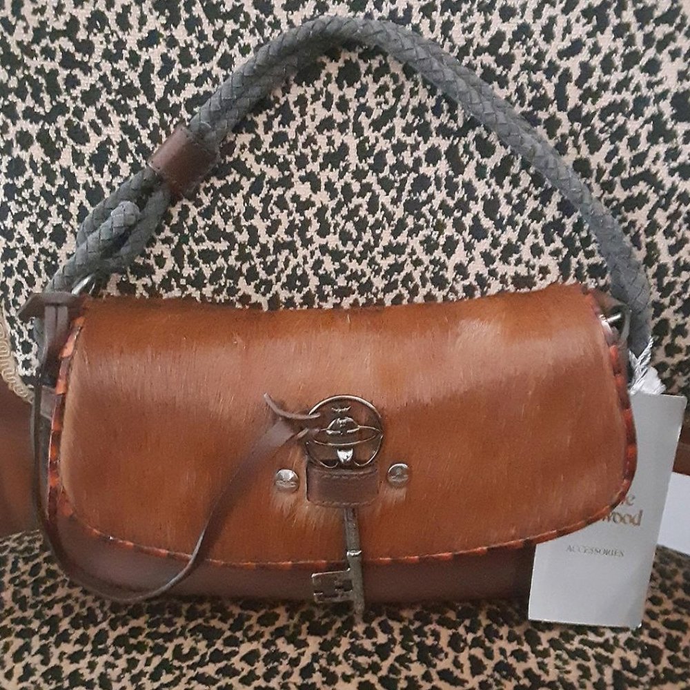 Vivienne Westwood Brown and Gray Bag